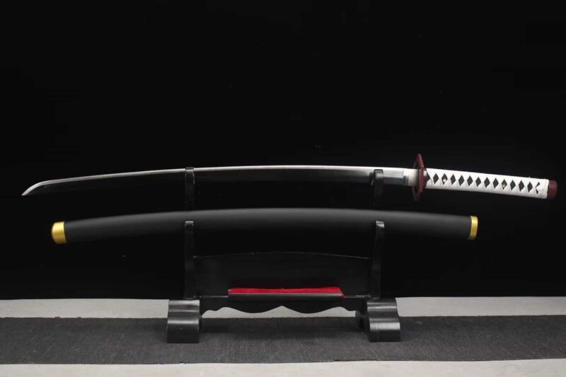 Tueur De Démons Tomioka Giyuu Épée Katana D’anime Épée De Samouraï Faite à La Main Acier à Haute Teneur En Carbone