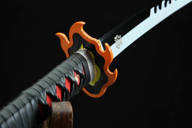 Epée Samouraï Tueur De Démons Vulcan Tanjiro  Anime Katana Tue Le Diable Acier à Haute Teneur En Carbone