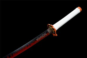 Tueur De Démons Rengoku Kyoujurou Épée Katana D’anime Cosplay D’anime  Épée De Samouraï Japonais