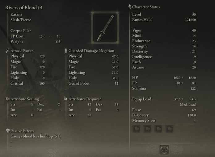 Quel Est Le Meilleur Katana Dans Elden Ring ?