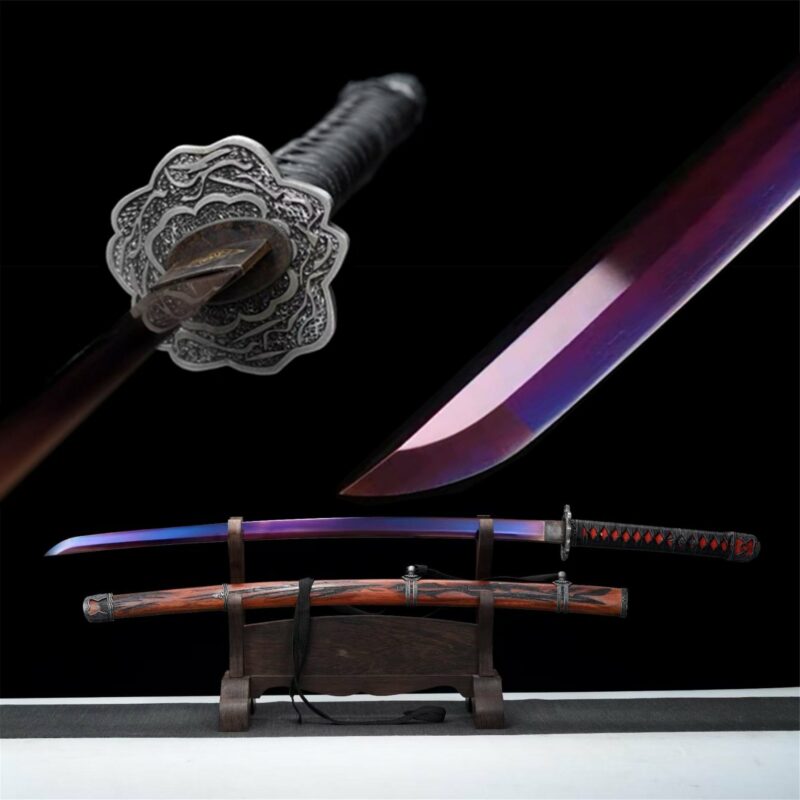 Katana Du Mort-vivant Rouge Sekiro : Les Ombres Meurent Deux Fois Épée De Samouraï Japonais Katana Véritable Épée Faite Main Acier à Haute Teneur En Manganèse
