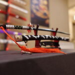 Mini Katana Demon Slayer Sanemi Shinazugawa + Support