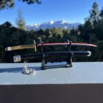 Mini Katana Yoriichi Tsugikuni + Support