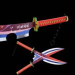Katana Tengen Uzui x2 (Acier au Carbone 1060)
