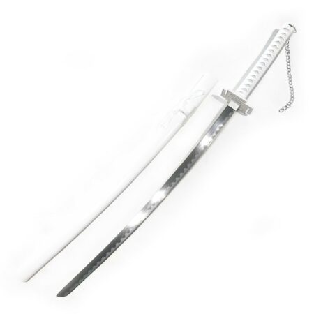 Katana Bankai Ichigo Blanc (Acier au Carbone 1060)