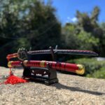 Mini Katana Sandai Kitetsu One Piece + Support
