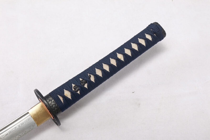 Katana Sakura (acier Damas & Véritable Peau De Raie)