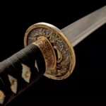 Katana Ama (Acier T10 Véritable Hamon & Peau de Raie)