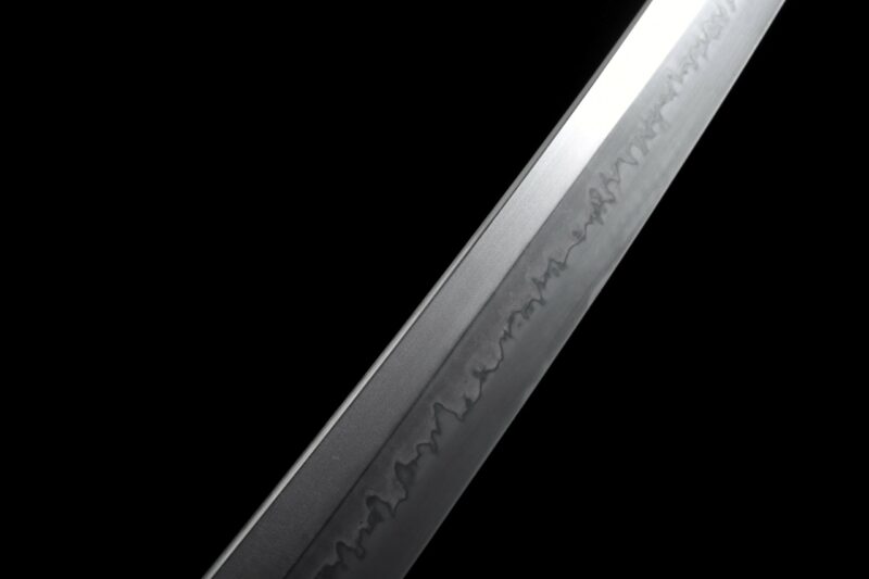 Katana Furano (acier T10 & Véritable Hamon “flamme”)