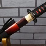 Katana Nemuro (Acier Damas Rouge)