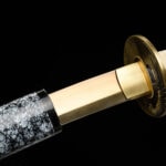 Katana Iga (Acier au Manganèse Lame Dorée)