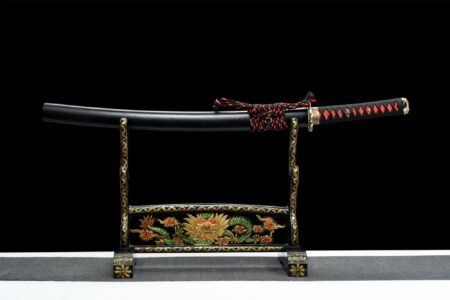 Wakizashi Maizuru (acier Damas)