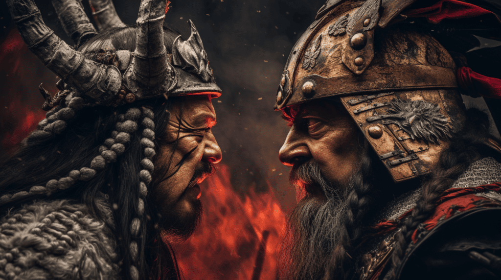 Katana Vs Hache Viking