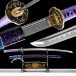 Katana Hakodate (Acier Damas & Hamon)