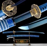 Katana Ashibetsu (Acier Damas Bleu)